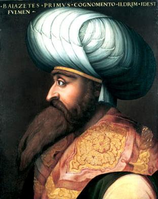 ALLORI  Cristofano Portrait of Bayezid I oil painting picture